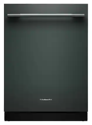 Front. KitchenAid - 24" Top Control Built-In Dishwasher with 360 Max Jets Third Rack and ProDry System, 44 dBA - Juniper.
