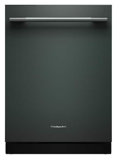 KitchenAid - 24 inch Top Control Built-In Dishwasher with 360 Max Jets Third Rack and ProDry System, 44 dBA - Juniper