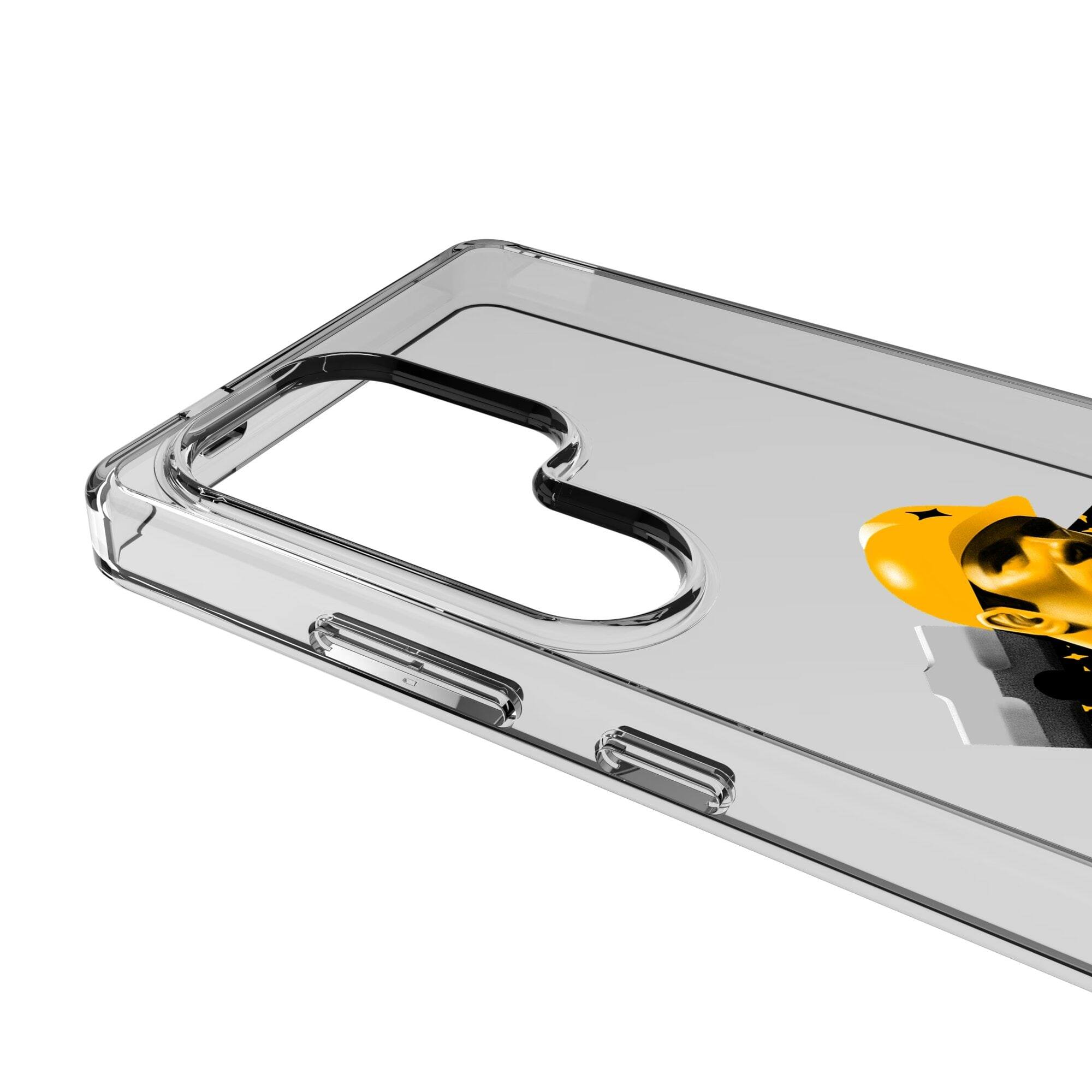 Alt View 2. Keyscaper - Pittsburgh Steelers Galaxy Clear Case - S25 - Multicolor.