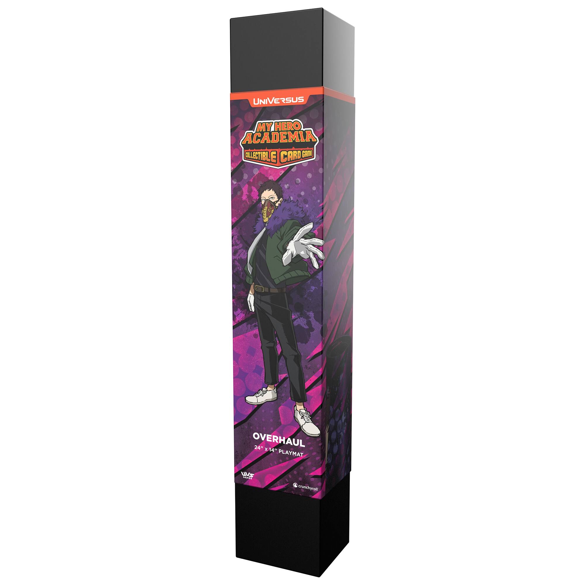 UNIVERSUS MY HERO ACADEMIA COLLECTIBLE CARD - OVERHAUL 24" 14-PLAYMAT 14"