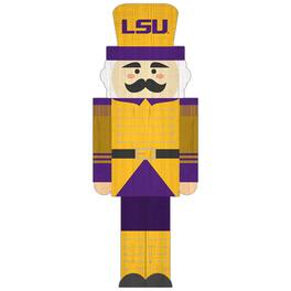Fan Creations - LSU Tigers 31'' Nutcracker Leaner - Multicolor