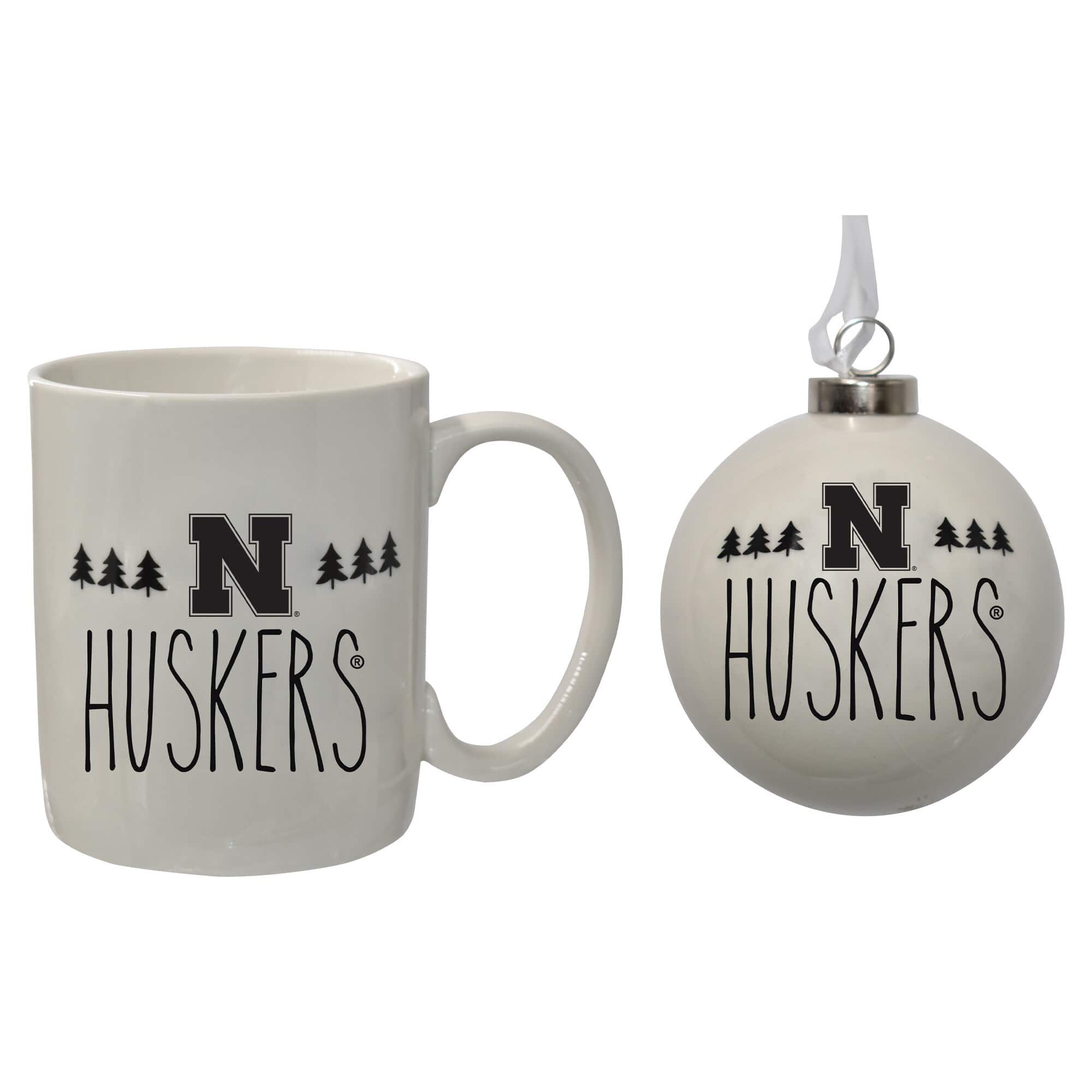 The Memory Company - Nebraska Huskers Holiday Ornament & Mug Set - Multicolor