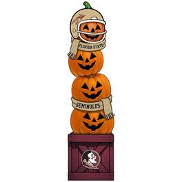 Fan Creations - Florida State Seminoles 31" Stacked Pumpkin Leaner - Multicolor