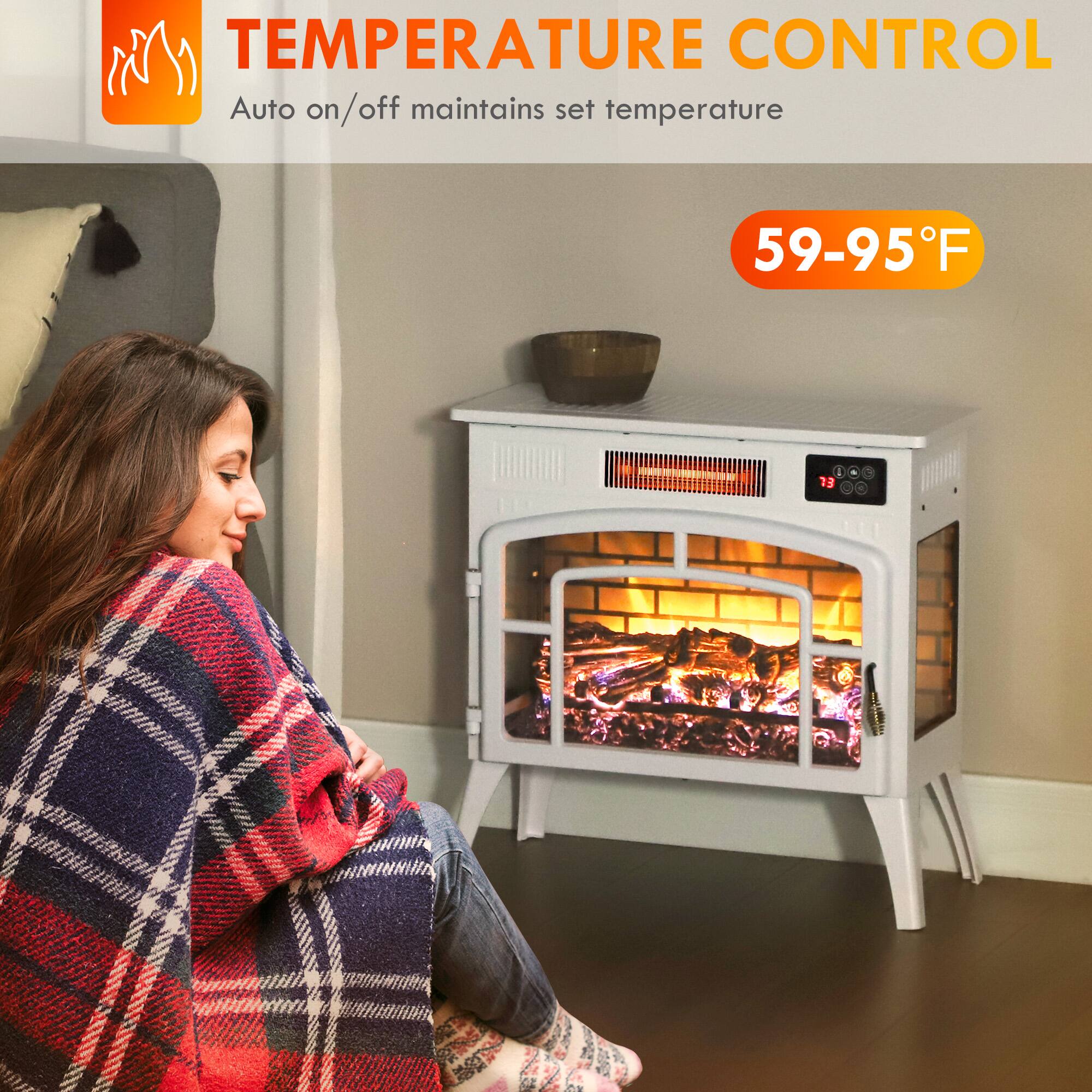 TEMPERATURE CONTROL  
Auto on/off maintains set temperature  
59-95°F