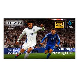 Titan - S300 Mini-LED 75 Inch Full Sun Smart Outdoor TV, IP65 Weatherproof, 4K HDR Tizen AI OS, 1500 Nits,HDR10+