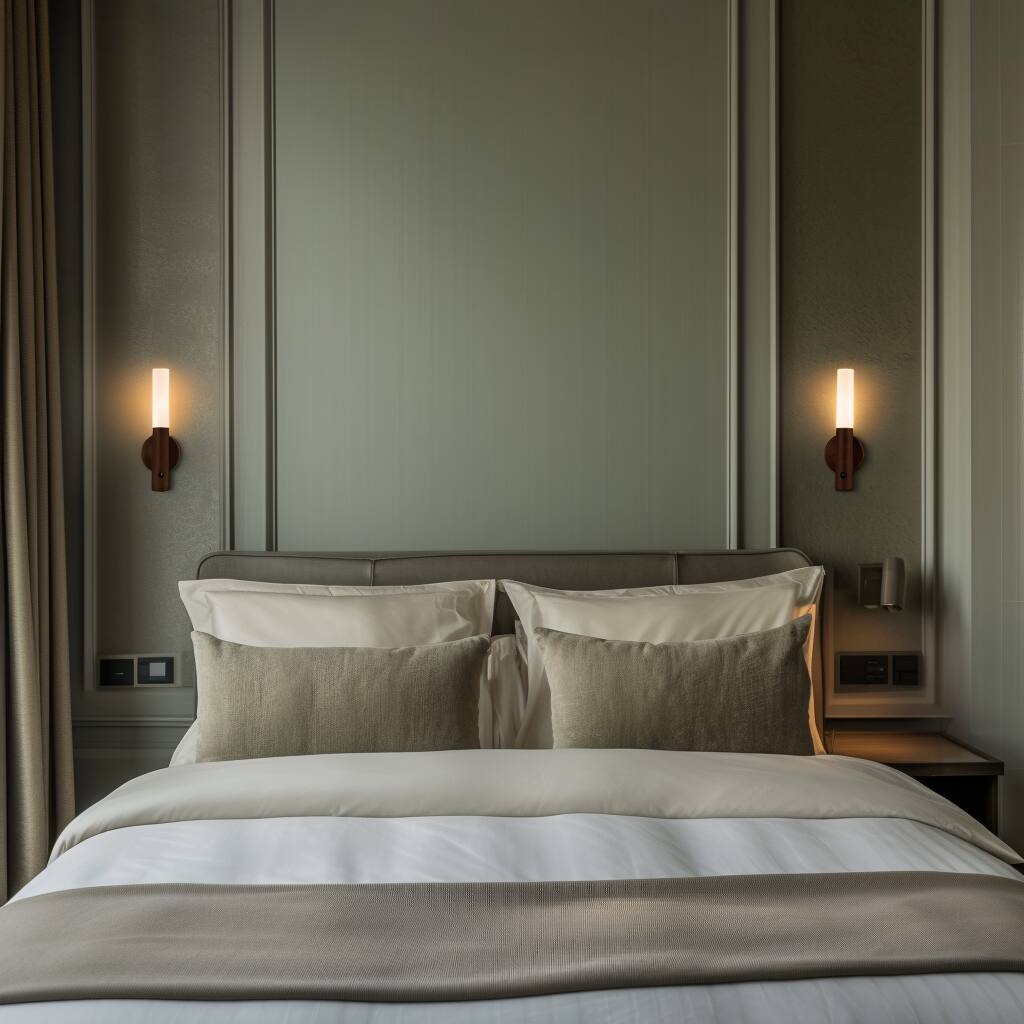 Left. Lamp Depot - Set of 2 Portable Motion Sensor Wall Sconce.