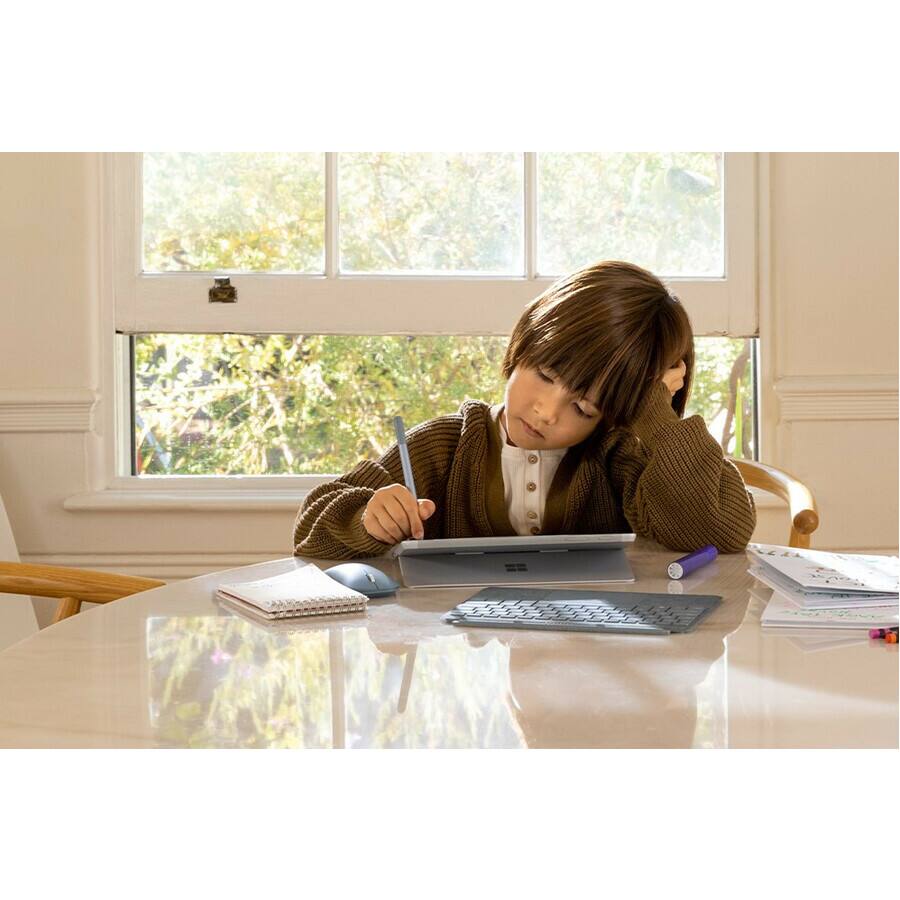 Alt View 2. Microsoft - Microsoft Surface Go Type Cover Black - Compatible With Select Surface Gos - Large Glass Trackpad - Backlit Keyboard - Black.