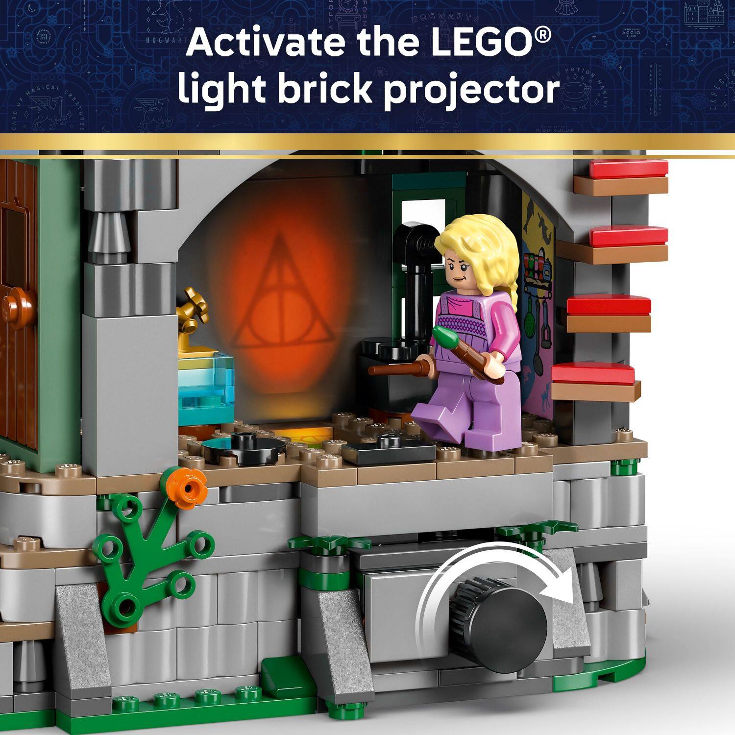 Activate the LEGO® light brick projector