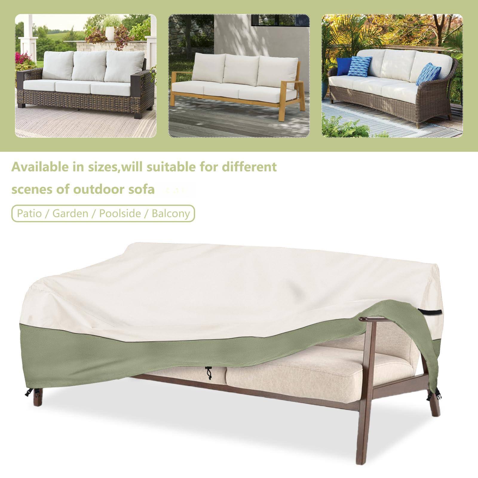 Available in sizes, will suitable for different scenes of outdoor sofa  
Patio / Garden / Poolside / Balcony