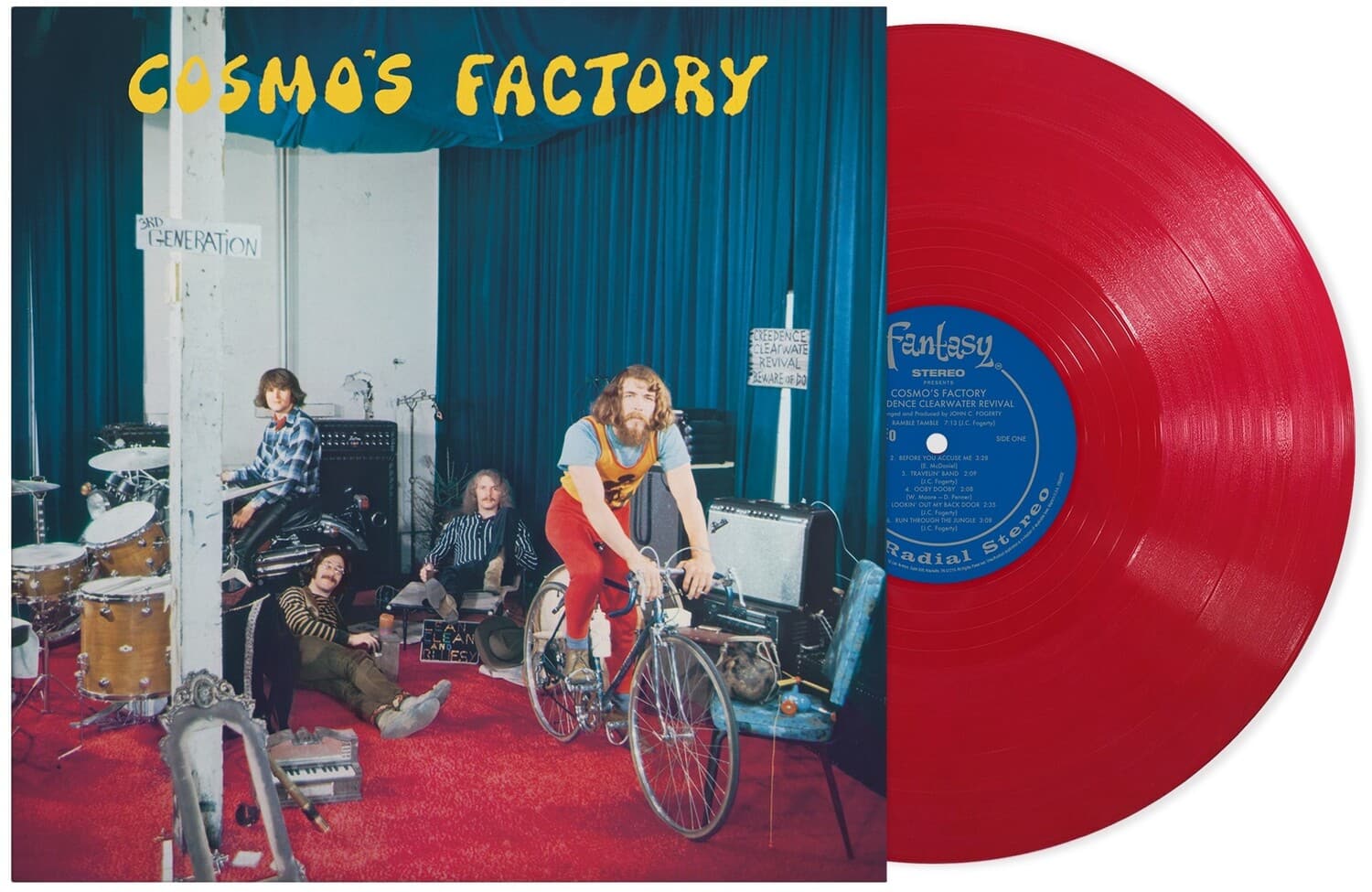 COSMO'S FACTORY

Fantasy STEREO PRESENTS  
COSMO'S FACTORY  
CREEDENCE CLEARWATER REVIVAL  
SIDE ONE

1. 3RD GENERATION  
2. FOGERTY RAMBLE  
3. TAMBLE  
4. DC SONGRIY  
5. BITUE TOU ALLUSE  
6. M  
7. TRAVEUN SANO  
8. 201 BL Peganyl  
9. Oder IT 208 ON Mare  
10. Penner LOOKN OV a SACK  
11. CDOCS ii  
12. MC egnd RUN THEOUGH  
13. JUNOLE Stereo ade  
14. DC Tegertyl Radial AN

Fantasy STEREO  
COSMO'S FACTORY  
CREEDENCE CLEARWATER REVIVAL  
SIDE ONE  
TAMBLE (7:13) C. Fogerty  
3RD GENERATION (3:28) C. Fogerty  
FOGERTY RAMBLE (3:24) C. Fogerty  
TAMBLE (7:13) C. Fogerty  
DC SONGRIY (2:59) C. Fogerty  
BITUE TOU ALLUSE (2:59) C. Fogerty  
M (2:59) C. Fogerty  
TRAVEUN SANO (2:59) C. Fogerty  
201 BL Peganyl (2:59) C. Fogerty  
Oder IT 208 ON Mare (2:59) C. Fogerty  
Penner LOOKN OV a SACK (2:59) C. Fogerty  
CDOCS ii (2:59) C. Fogerty  
MC egnd RUN THEOUGH (2:59) C. Fogerty  
JUNOLE Stereo ade (2:59) C. Fogerty  
DC Tegertyl Radial AN (2:59) C. Fogerty
