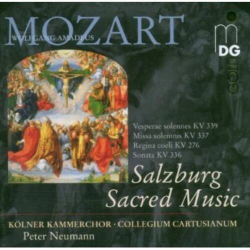 MOZART  
WOLFGANG AMADEUS  

DG GOLD  

Vesperae solennes KV 339  
Missa solemnis KV 337  
Regina coeli KV 276  
Sonata KV 336  

Salzburg Sacred Music  

KÖLNER KAMMERCHOR • COLLEGIUM CARTUSIANUM  
Peter Neumann