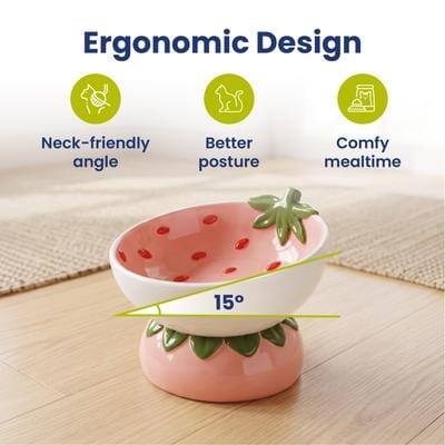 Ergonomic Design

- Neck-friendly angle
- Better posture
- Comfy mealtime

15°
