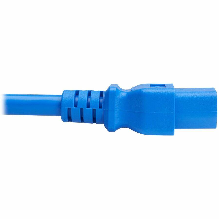 Alt View 4. Tripp Lite - Eaton Tripp Lite Series Power Cord, C20 to C21 - Heavy-Duty, 20A, 250V, 12 AWG, 6 ft. (1.8 m), Blue - For Network - Blue.