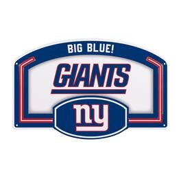 Evergreen Enterprises - New York Giants 11" x 17" Embossed USA Steel Buckle Wall Sign - Multicolor