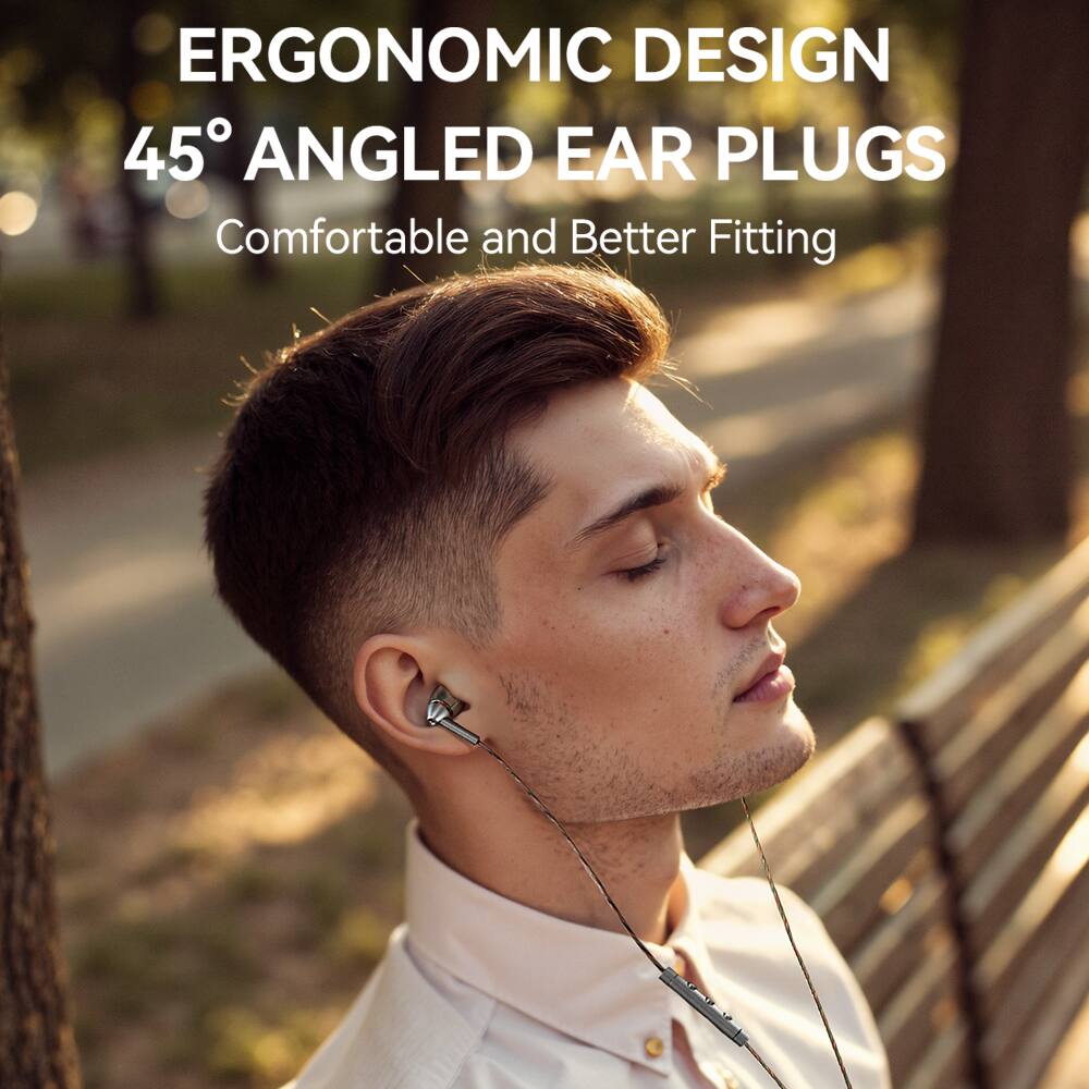 Alt View 2. 1MORE - Quad Driver In-Ear Headphones P40 - Gray.