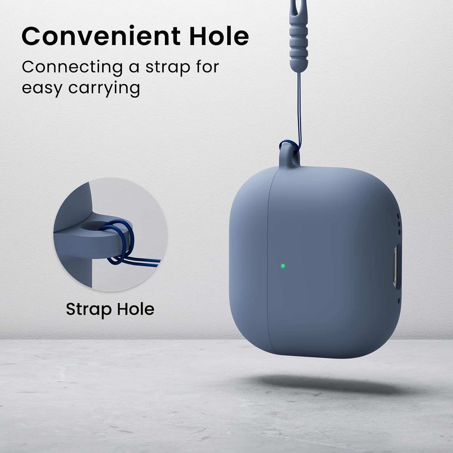 Convenient Hole: Connecting a strap for easy carrying

Strap Hole