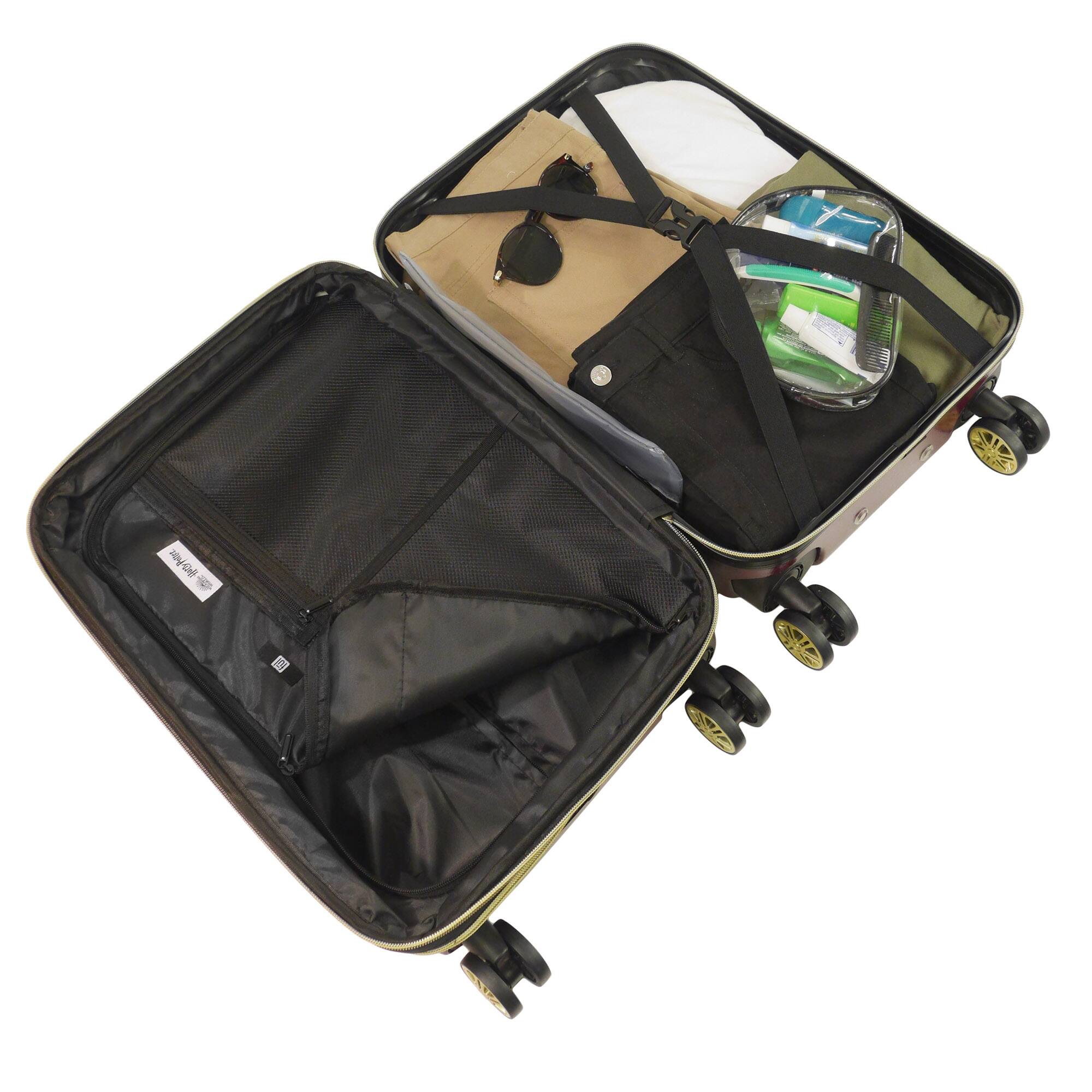 Alt View 1. Ful - WB Harry Potter Hogwart Express Hardside Printed Abs 29 Inch Luggage Burgundy - BURGUNDY.