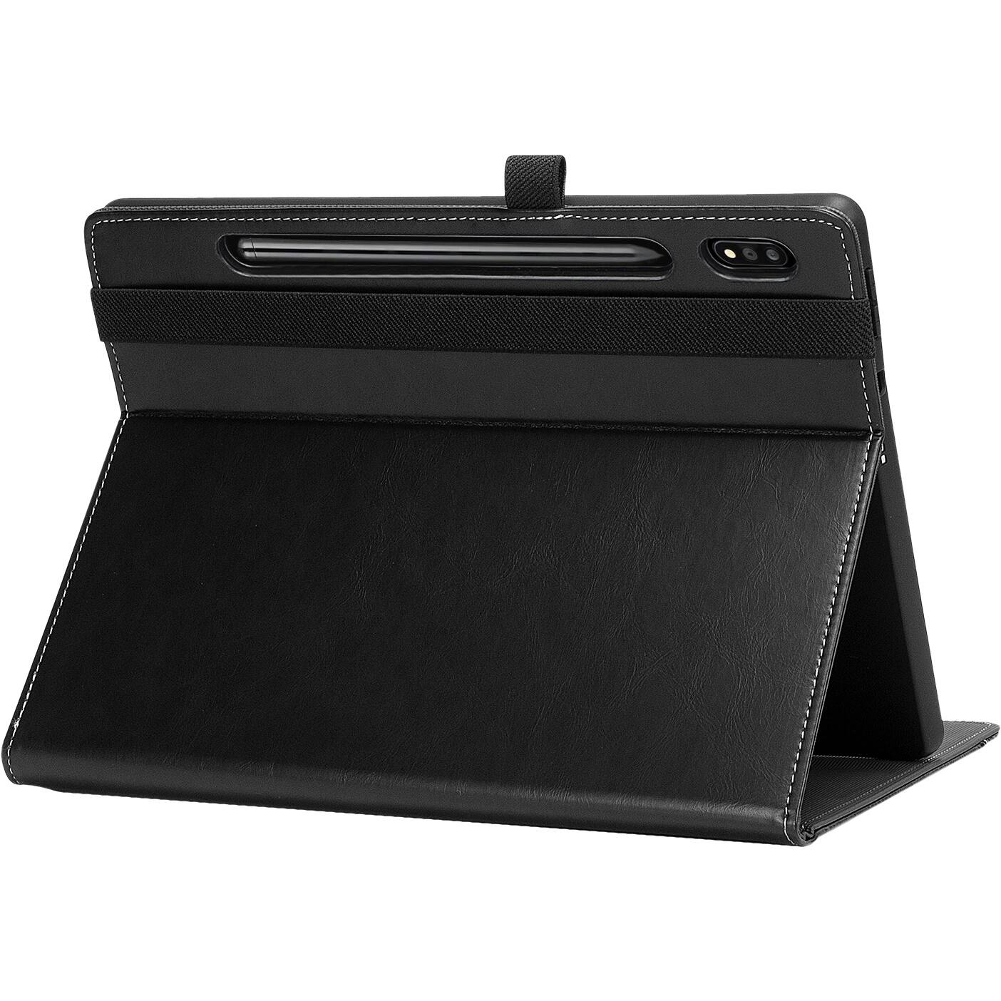 Alt View 12. SaharaCase - Business Series Folio Case for Samsung Galaxy Tab S8 - Black.