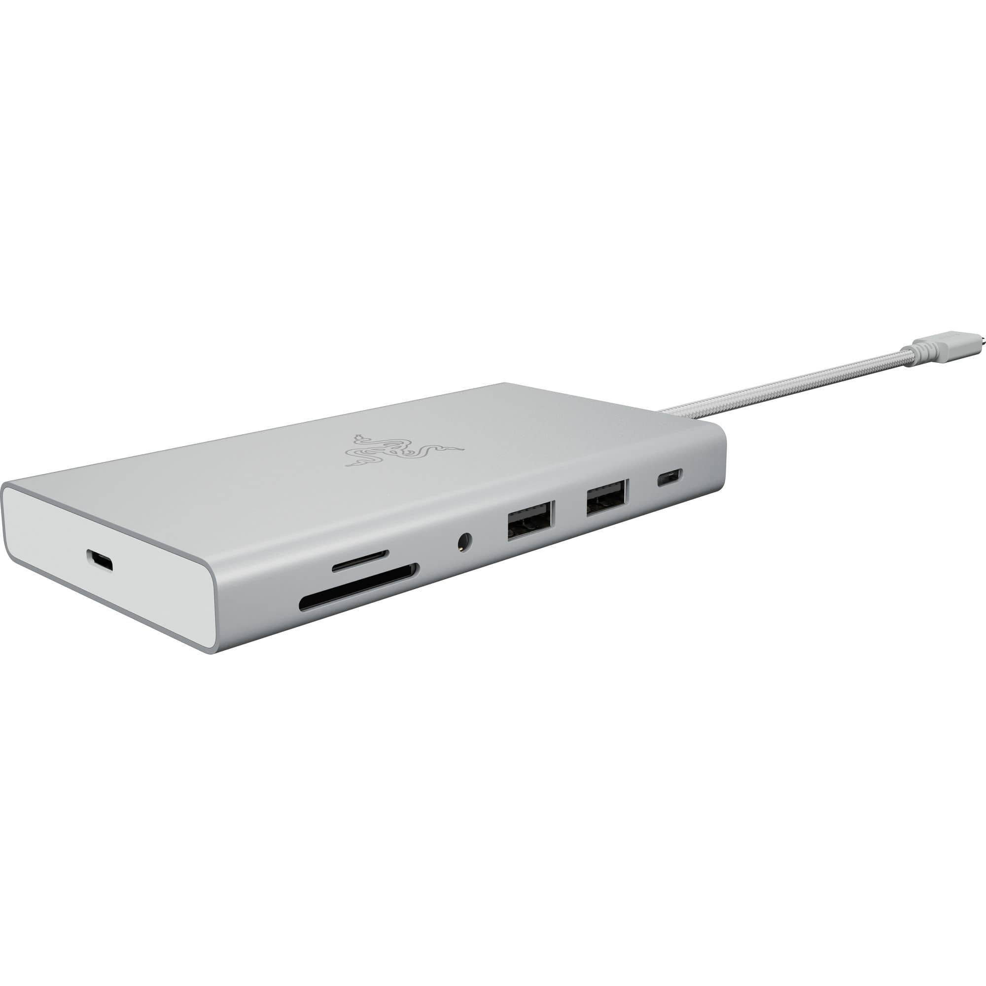 Alt View 19. Razer - USB C Dock Station with 11 Ports - Mercury.