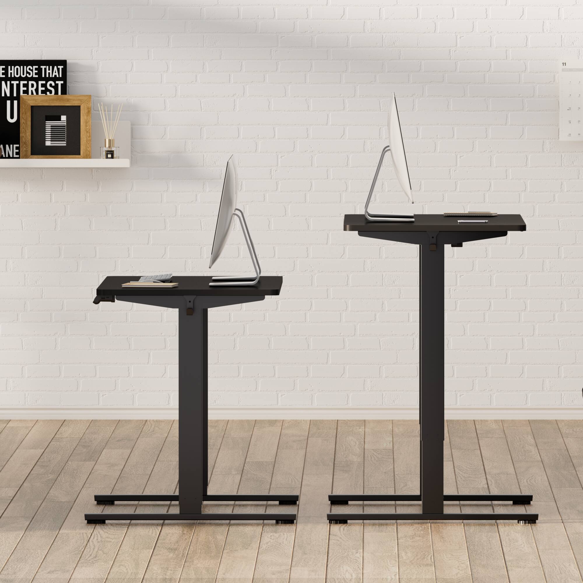 FlexiSpot E2 ブラック FlexiSpot E2 48''W x 30''D Electric Adjustable Standing Desk