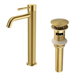 Carved Bathroom Faucet Solid Brass