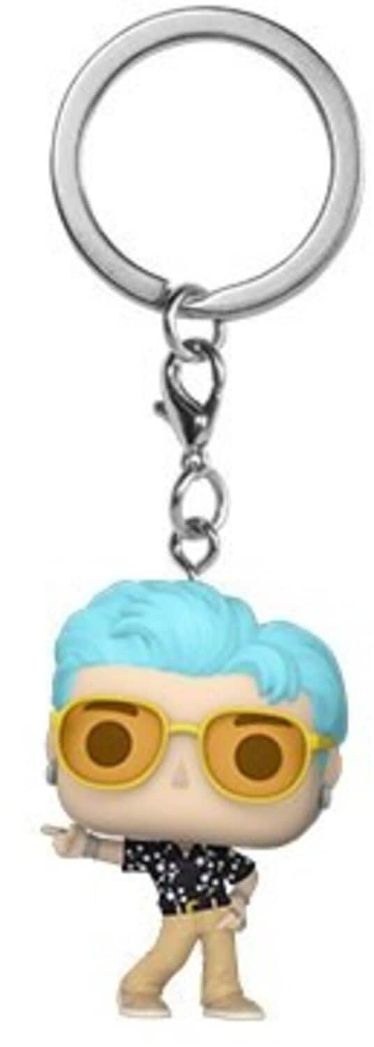 Front. Funko - FUNKO POP! KEYCHAIN: BTS - Dynamite - RM   - Collectibles - Multicolor.