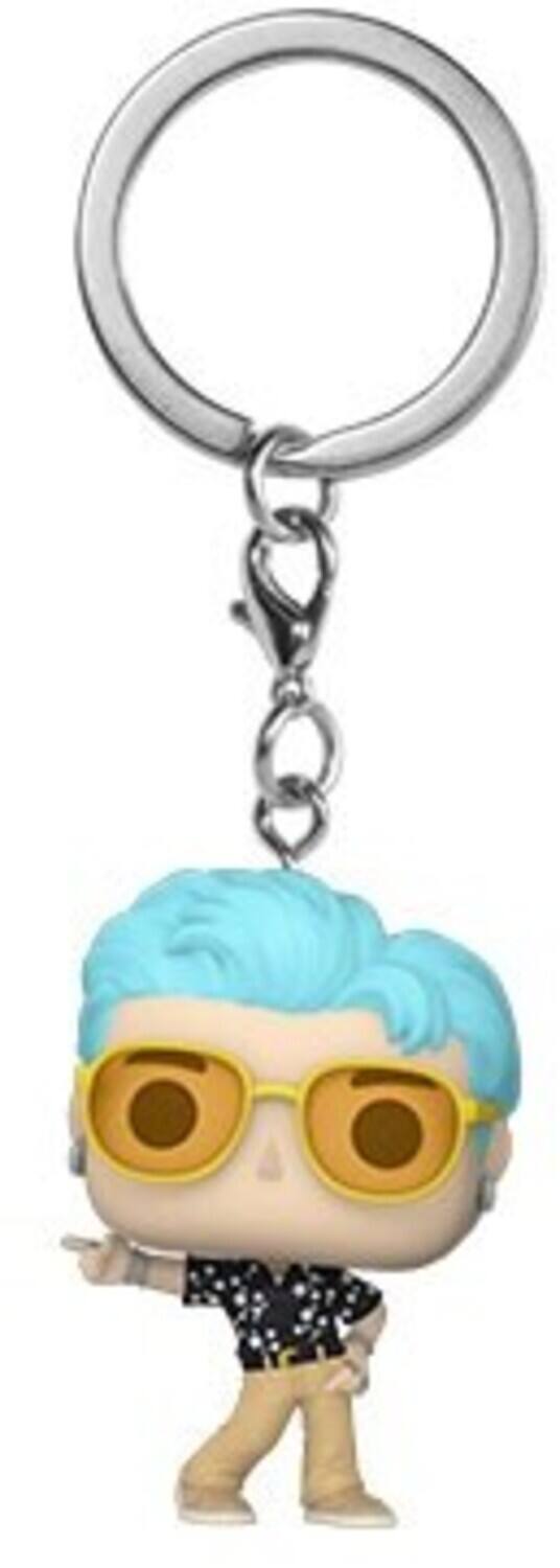Front. Funko - FUNKO POP! KEYCHAIN: BTS - Dynamite - RM   - Collectibles - Multicolor.