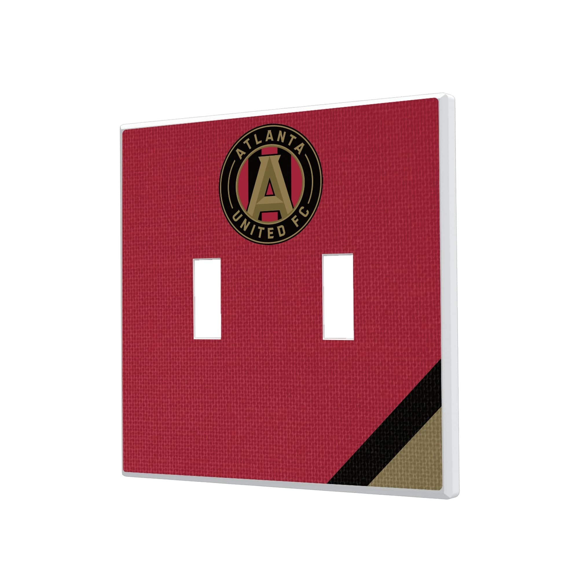 Keyscaper - Atlanta United FC Diagonal Stripe Design Double Toggle Lightswitch Plate - Multicolor price history on PriceWatchPro