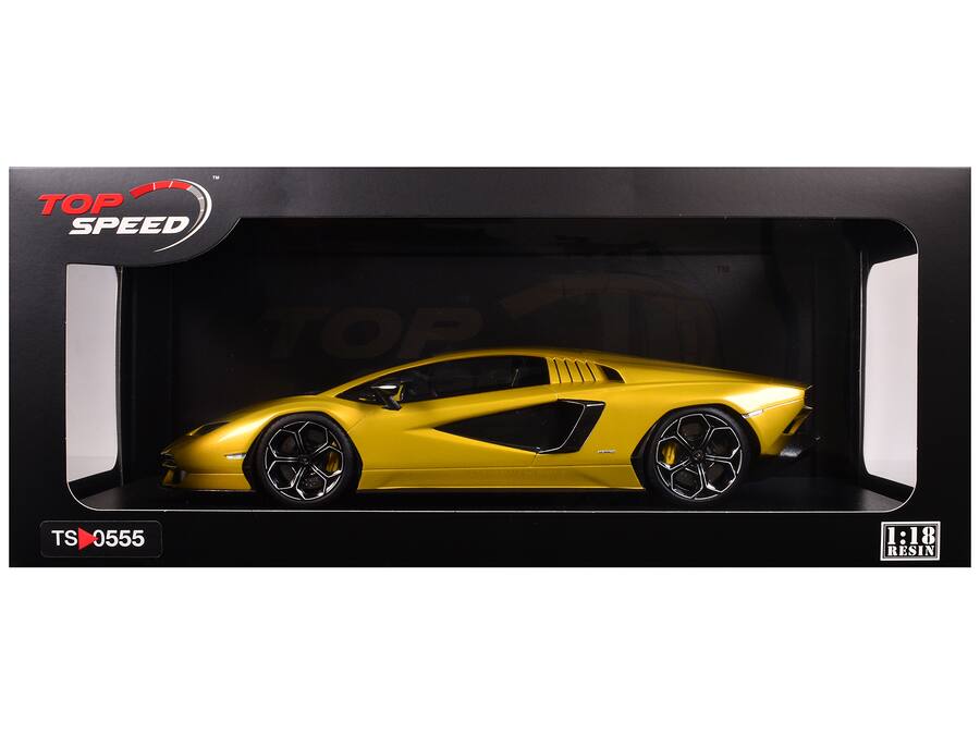 Countach 2 Lamborghini Countach LPI 800 4 New Giallo Orion Gold Metallic 1/18 ...