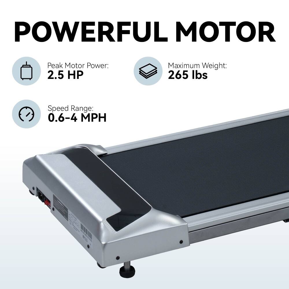 POWERFUL MOTOR  
Peak Motor Power: 2.5 HP  
Maximum Weight: 265 lbs  
Speed Range: 0.6-4 MPH