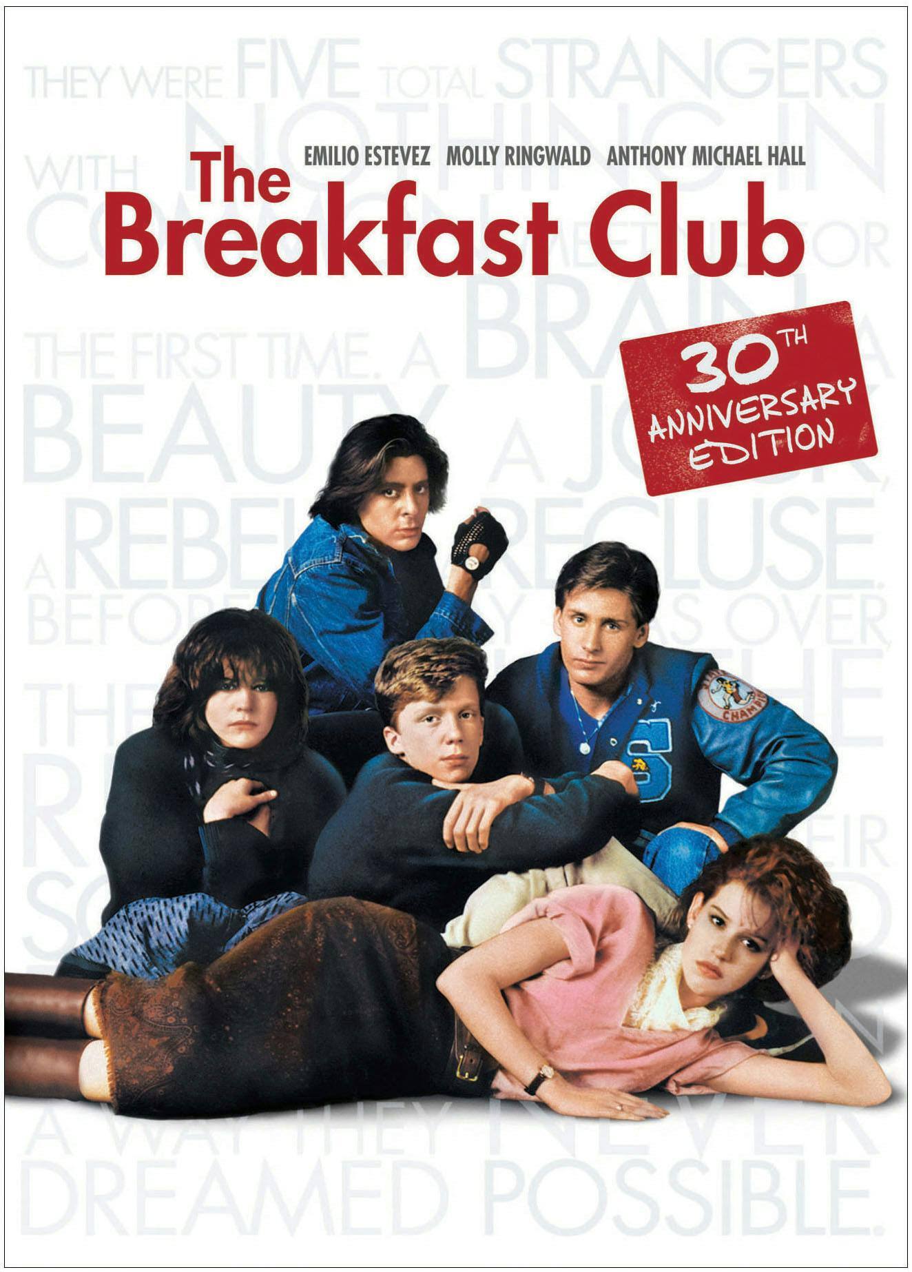Front. The Breakfast Club (30th Anniversary Edition) [DVD].