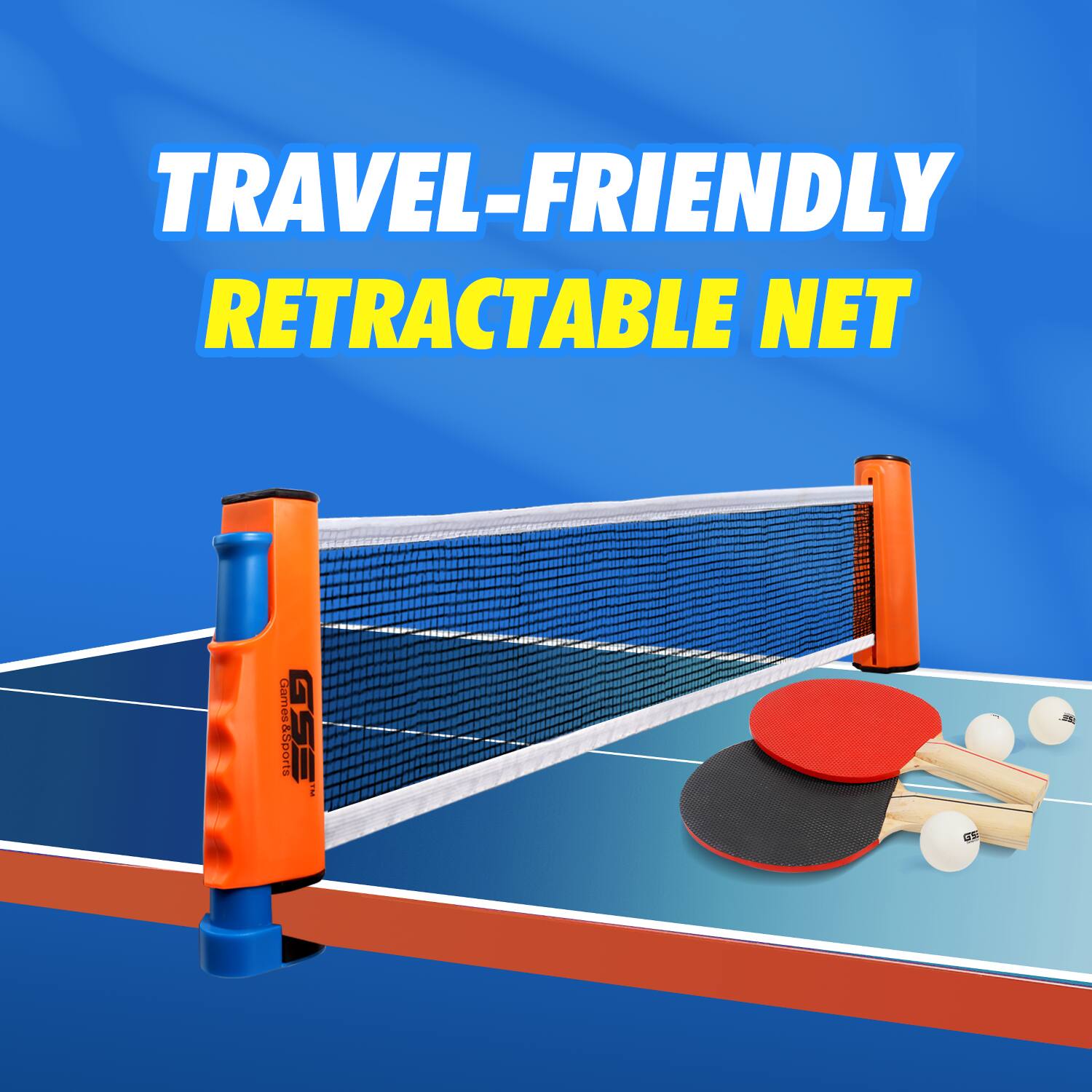 TRAVEL-FRIENDLY RETRACTABLE NET