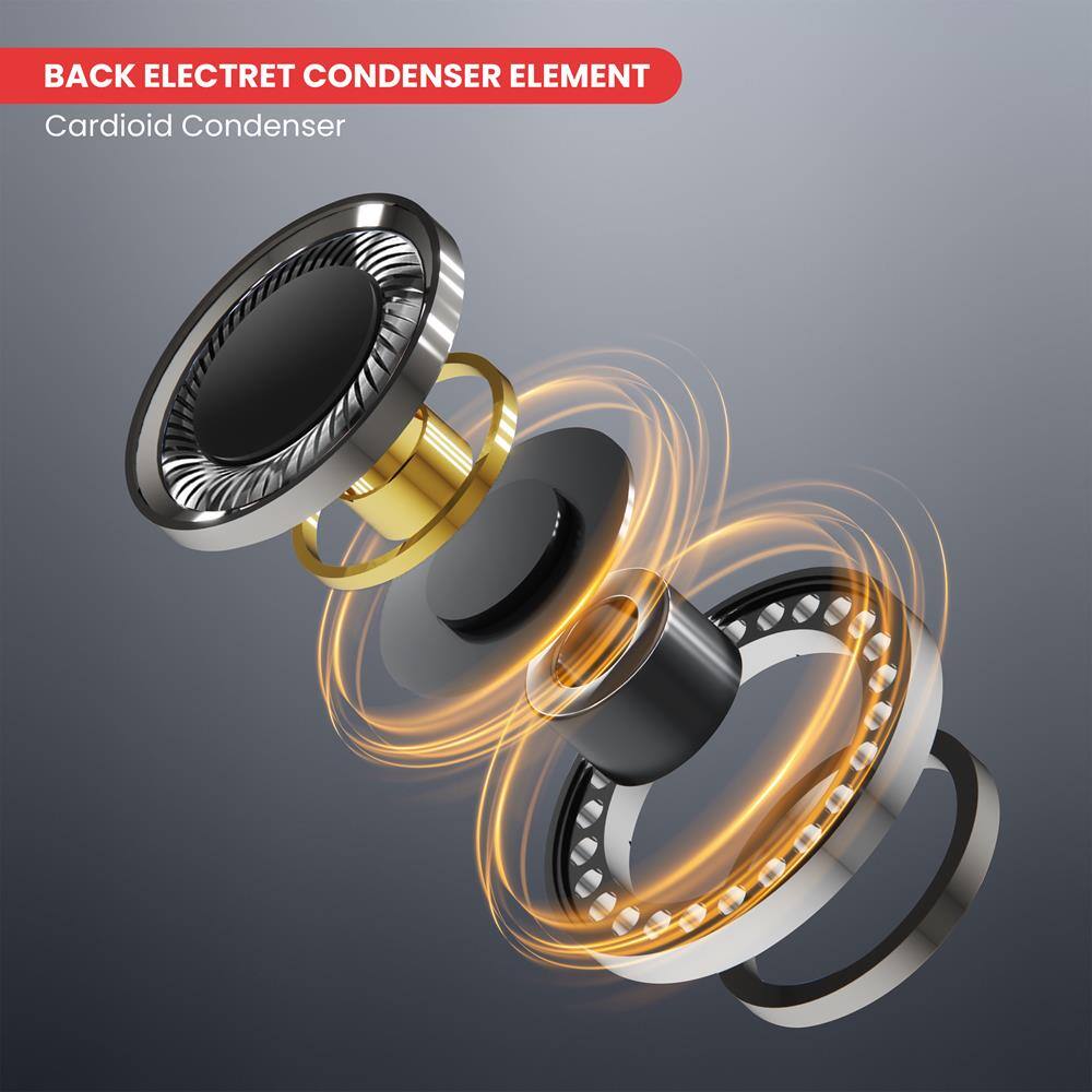 BACK ELECTRET CONDENSER ELEMENT  
Cardioid Condenser