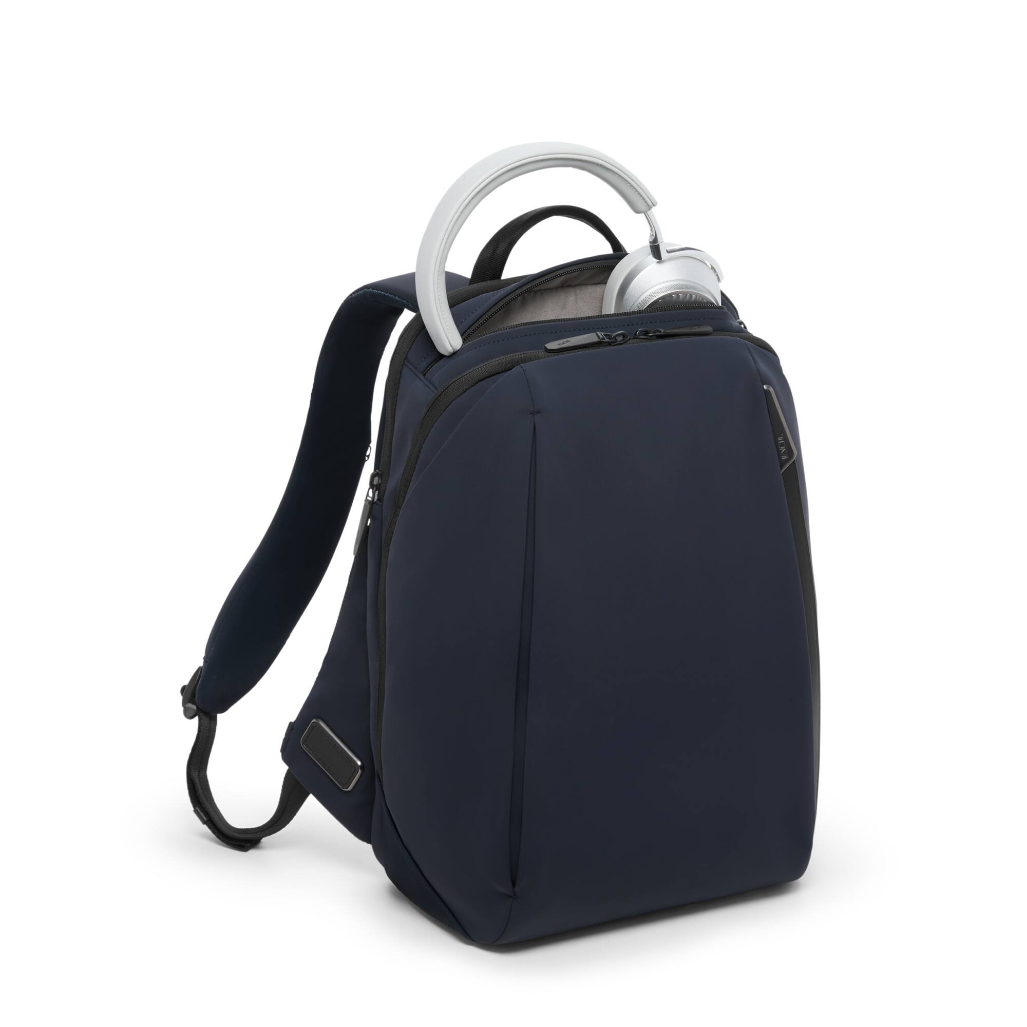 Left. TUMI - Axis Medium Backpack 20L - Navy.