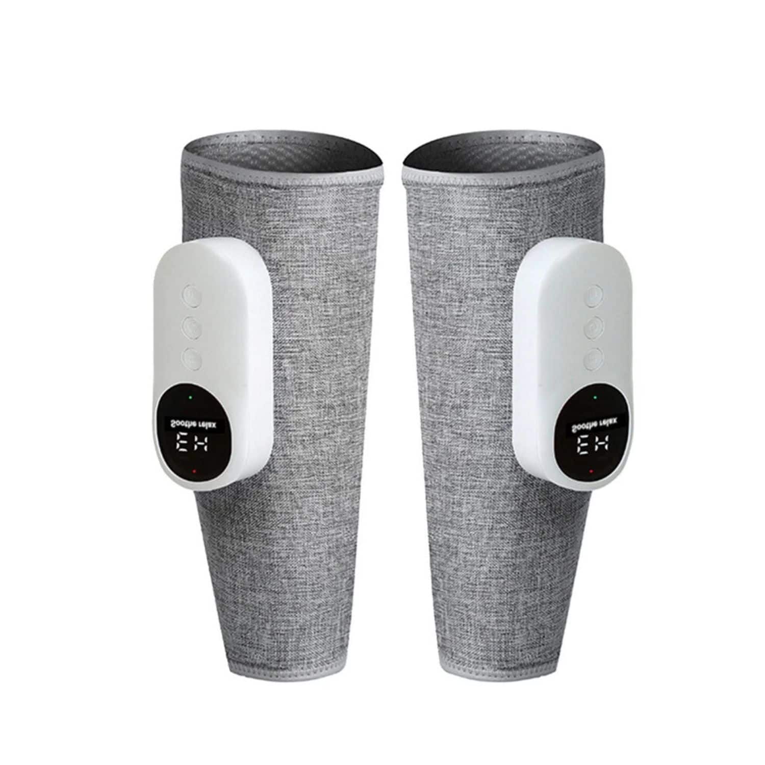 Stock Preferred - 2PCS Heated Air Compression Foot and Calf Massager – Rechargeable Leg & Muscle Relaxation Set with Heat Therapy
