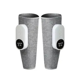 Stock Preferred - 2PCS Heated Air Compression Foot and Calf Massager – Rechargeable Leg & Muscle Relaxation Set with Heat Therapy