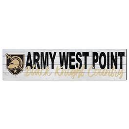Jardine - Army Black Knights 10'' x 40'' Logo Sign - White