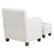 Alt View 12. OSP Home Furnishings - Aiden Chair & Ottoman Faux Leather - Cream.