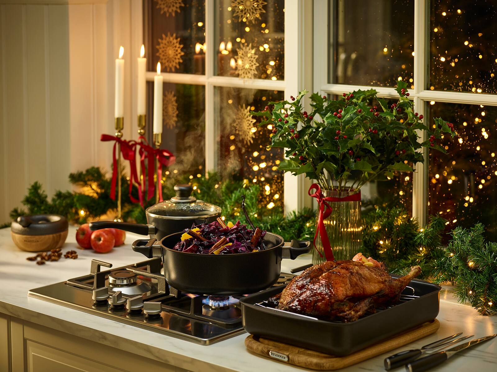 Alt View 1. Scanpan - Classic 2 Quart Covered Saucepan - Black.