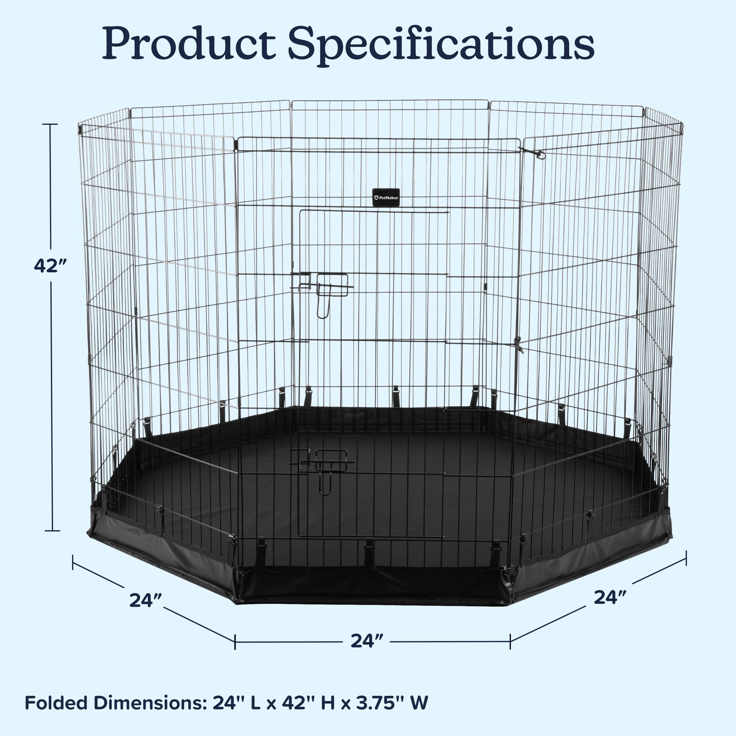 Product Specifications

Folded Dimensions: 24" L x 42" H x 3.75" W