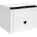 Left. Barska - Diamond 0.92 Cu. ft Touchscreen Biometric Keypad Security Safe - White.