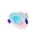 Alt View 1. Cync - Cync Reveal Smart LED Wafer Downlights, Color Changing, 2in, 1pk - Full Color.