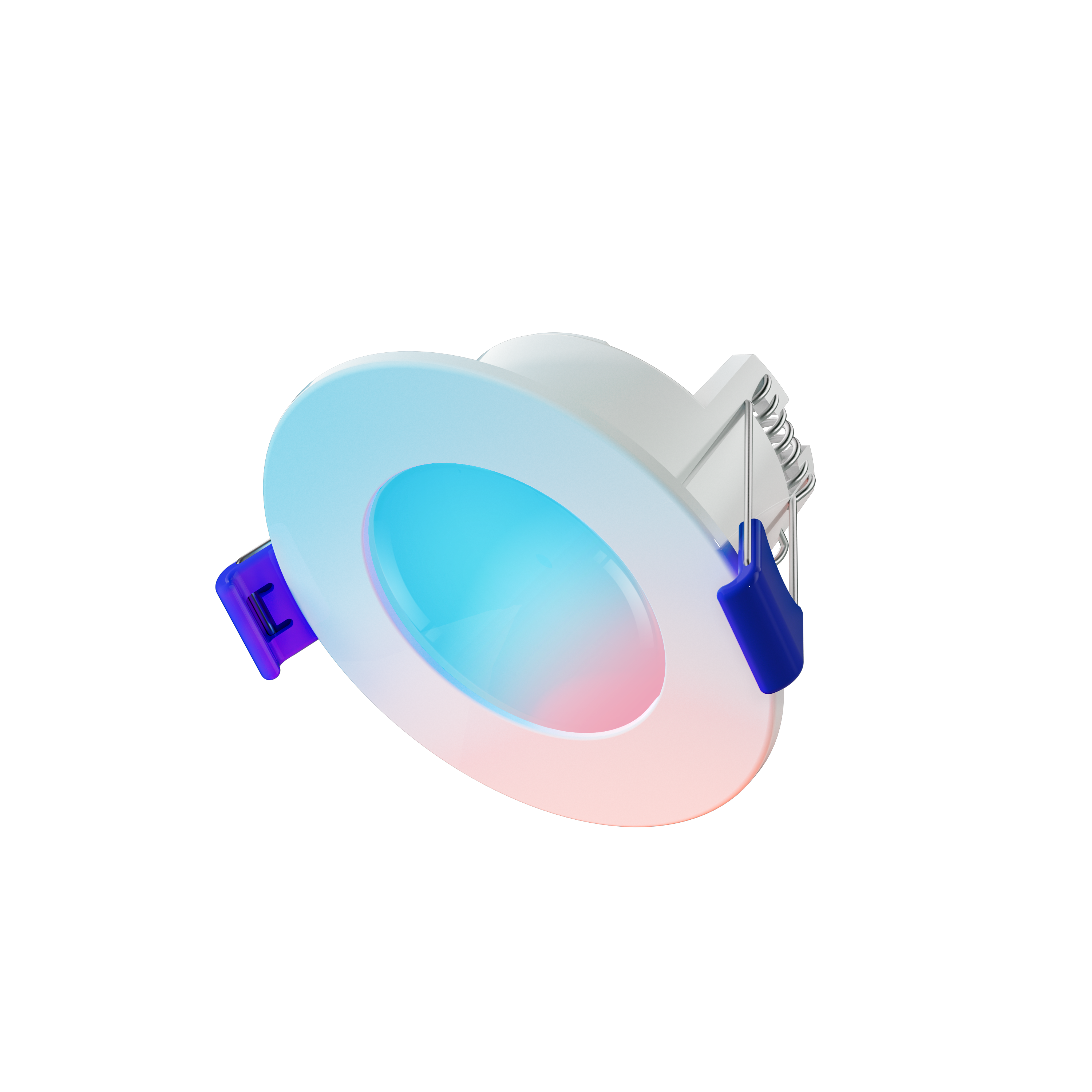 Alt View 1. Cync - Cync Reveal Smart LED Wafer Downlights, Color Changing, 2in, 1pk - Full Color.