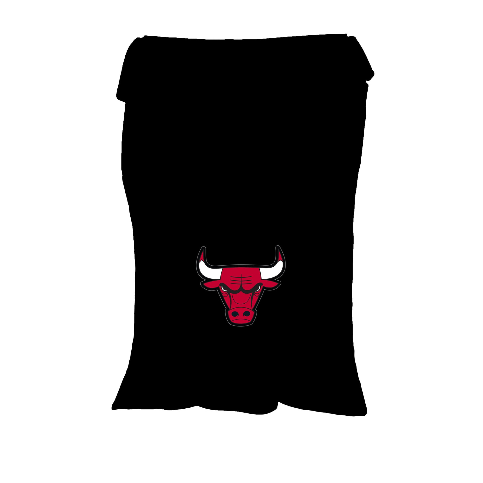 Alt View 2. Pegasus - Chicago Bulls 60" x 80" Logo Patch Sherpa Team Color Bloncho - Multicolor.