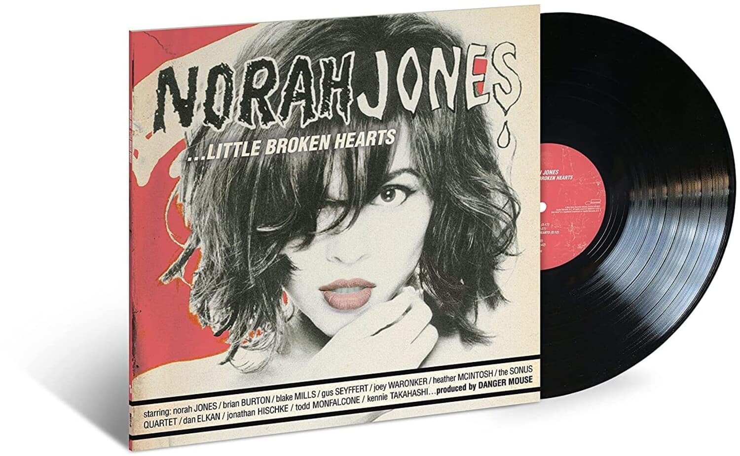 NORAH JONES  
...LITTLE BROKEN HEARTS  

starring: norah JONES / brian BURTON / blake MILLS / gus SEYFFERT / joey WARONKER / heather MCINTOSH / the SONUS / the MOUSE / kennie JONES / brian QUARTET / dan ELKAN / jonathan HISCHKE / todd MONFALCONE / kenny TAKAHASHI... produced by DANGER MILLS  

starring: norah JONES / brian BURTON / blake MILLS / gus SEYFFERT / joey WARONKER / heather MCINTOSH / the SONUS / the MOUSE / kennie JONES / brian QUARTET / dan ELKAN / jonathan HISCHKE / todd MONFALCONE / kenny TAKAHASHI... produced by DANGER MILLS