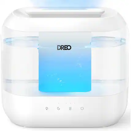 Front. MOSZAR LLC - Dreo 4L Top Fill Humidifier, 36H Runtime, Quiet Cool Mist, Easy to Clean.