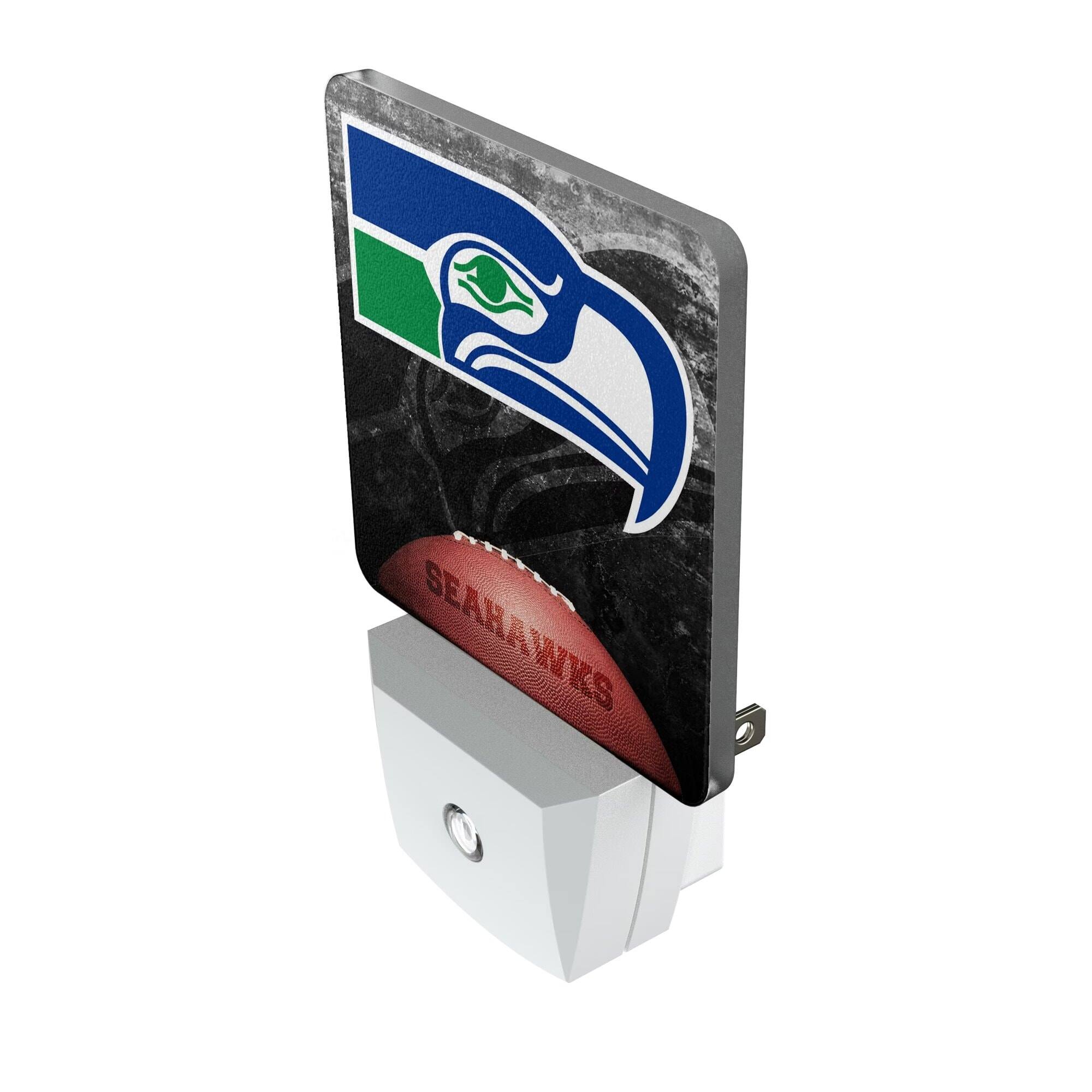 Alt View 1. Keyscaper - Seattle Seahawks Legendary Design Nightlight 2-Pack - Multicolor.
