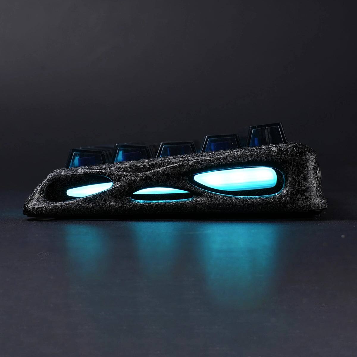 Alt View 6. GravaStar - GravaStar Mercury V60 Pro Special Edition 60% Wired Hall Effect Gaming Keyboard  Cyber Frost Black - Cyber Frost Black.