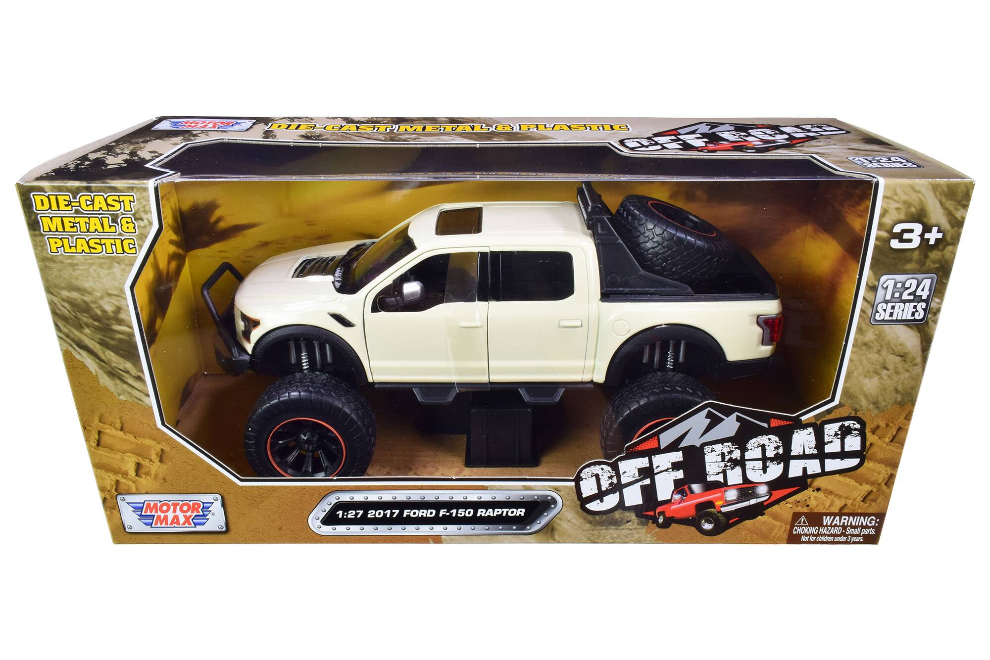 2017 Ford F-150 Raptor Off-Road Pickup Truck Cream 1/27 Diecast Model Car by Motormax price history on PriceWatchPro