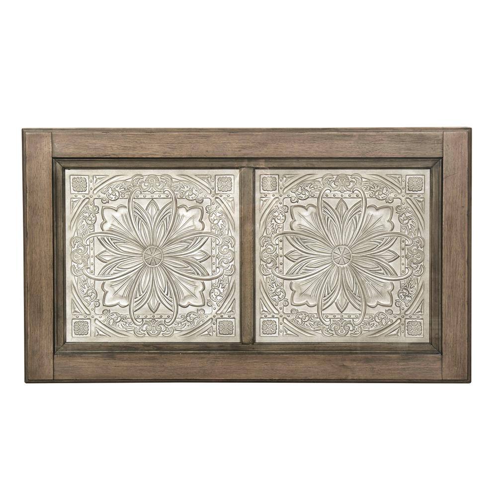 Angle. Liberty Furniture Industries - Rectangular Ceiling Tile Cocktail Table - White.